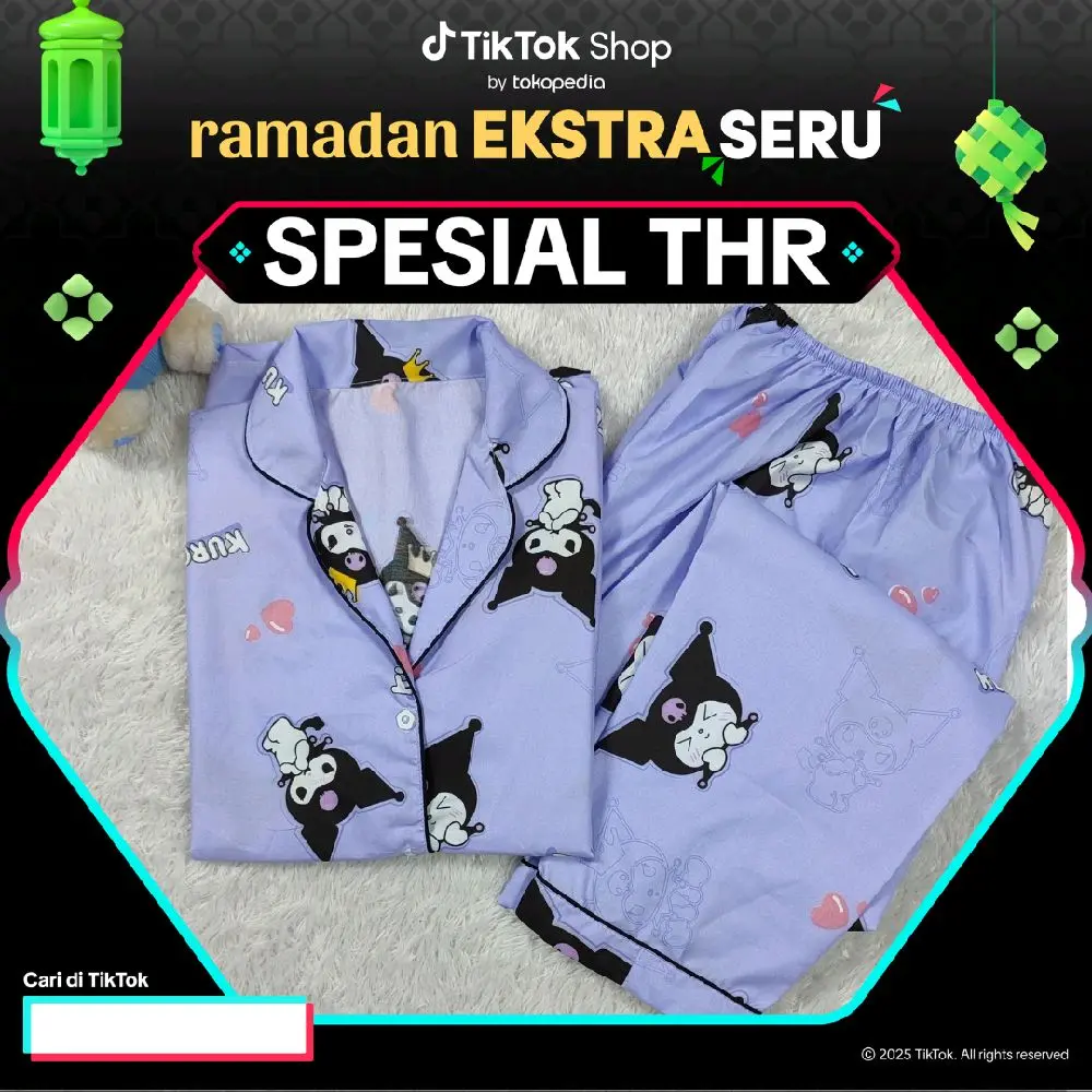 BAJU TIDUR WANITA DEWASA MOTIF SIZE L LD 104 LENGAN PANJANG
