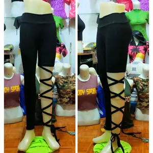 Lyra Collection Celana Loding Sebelah Buntung Bertali Hitam untuk Gaya Sporty dan Stylish