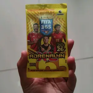 Panini FIFA 365 2026 Boosterpack Adrenalin XL 6 Kartu Resmi World Top Clubs