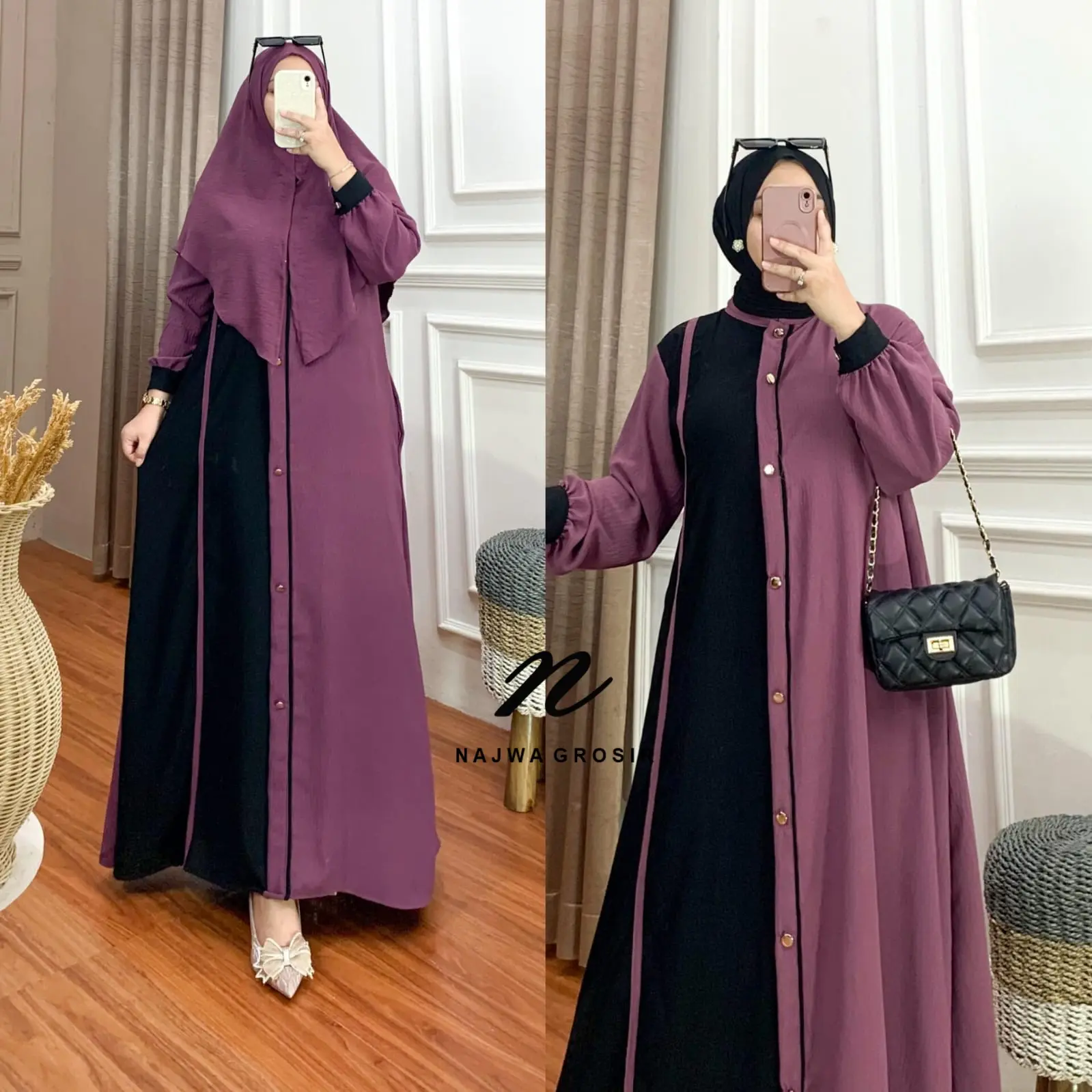 Abaya LAELA Ikhwani - Abaya Mewah