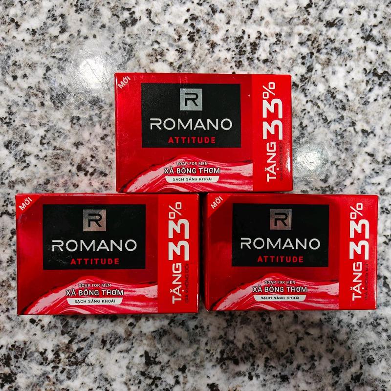 Combo 3 Cục Xà Bông Tắm Romano Attitude ( 120g x 3 cục )