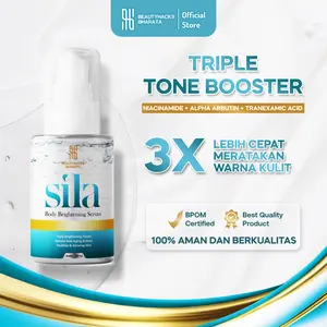 SILA Serum Tone Booster Terbaik - Cepat Meratajan Warna Kulit - Original Beautyhacks