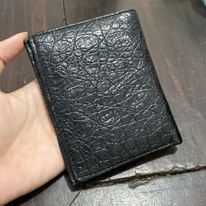 Dompet lipat buku kulit asli