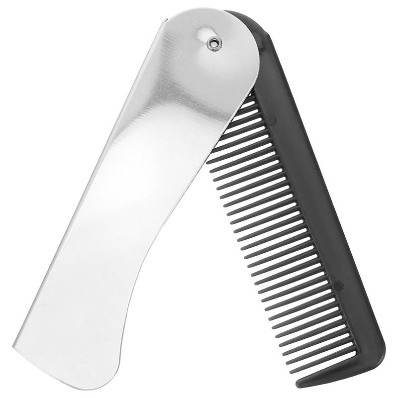 Product Introduction of Hair Salon Comb Folding Comb Travel Comb Hair Comb for Travel Foldable Comb Gift Haircare Heatless Daily Durable Stainless 9