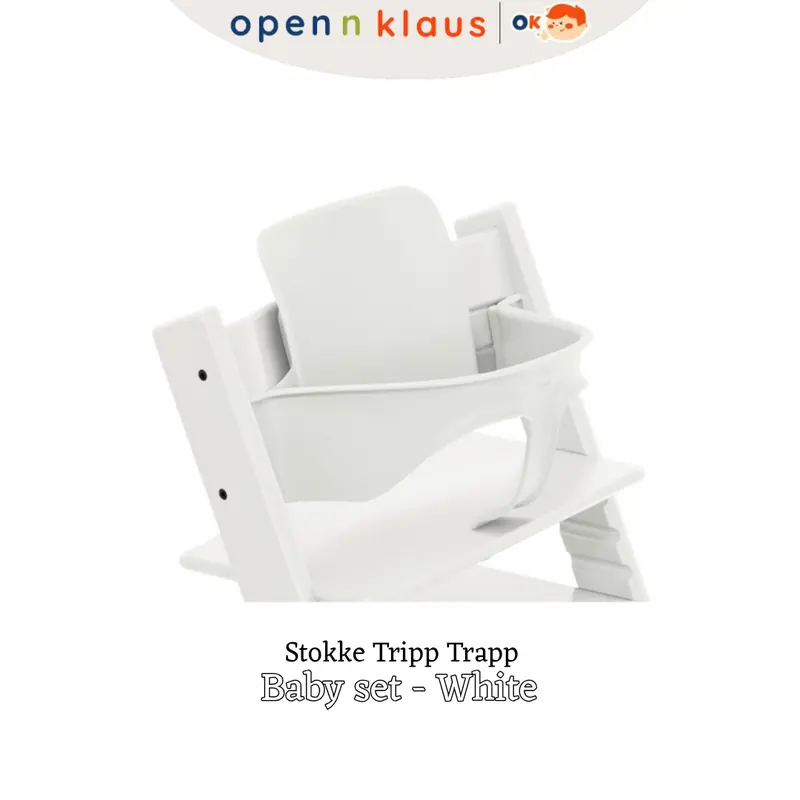 STOKKE Baby set - Guardrail and extended gliders-   for Tripp Trapp Adjustable High chair MPASI bayi 2