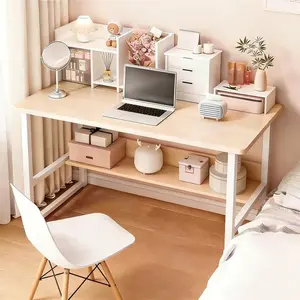 Meja Belajar 120cm Minimalis Meja Komputer Kerja Laptop Furniture Diskon 50% COD Pengiriman 24 Jam Desain Modern Fleksibel untuk Ruang Belajar dan Kerja
