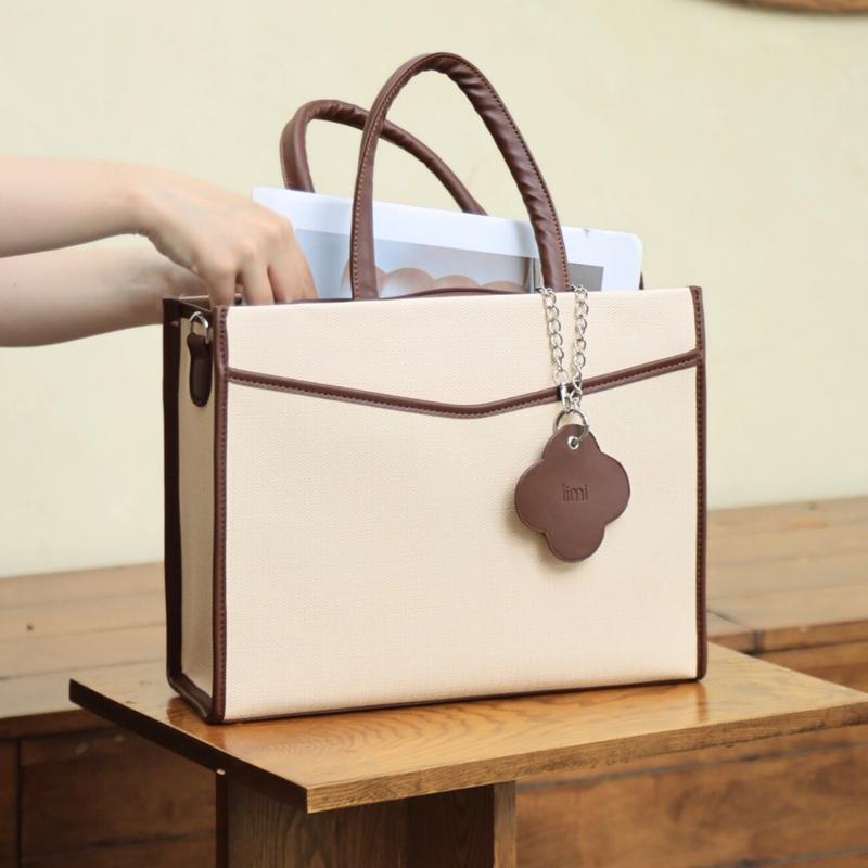 Túi công sở nữ da 3 Màu - Có Ngăn Lap Riêng đựng laptop 14.3inch túi tote da size to xách tay đi làm đi dạy A4 SORA Limi bags