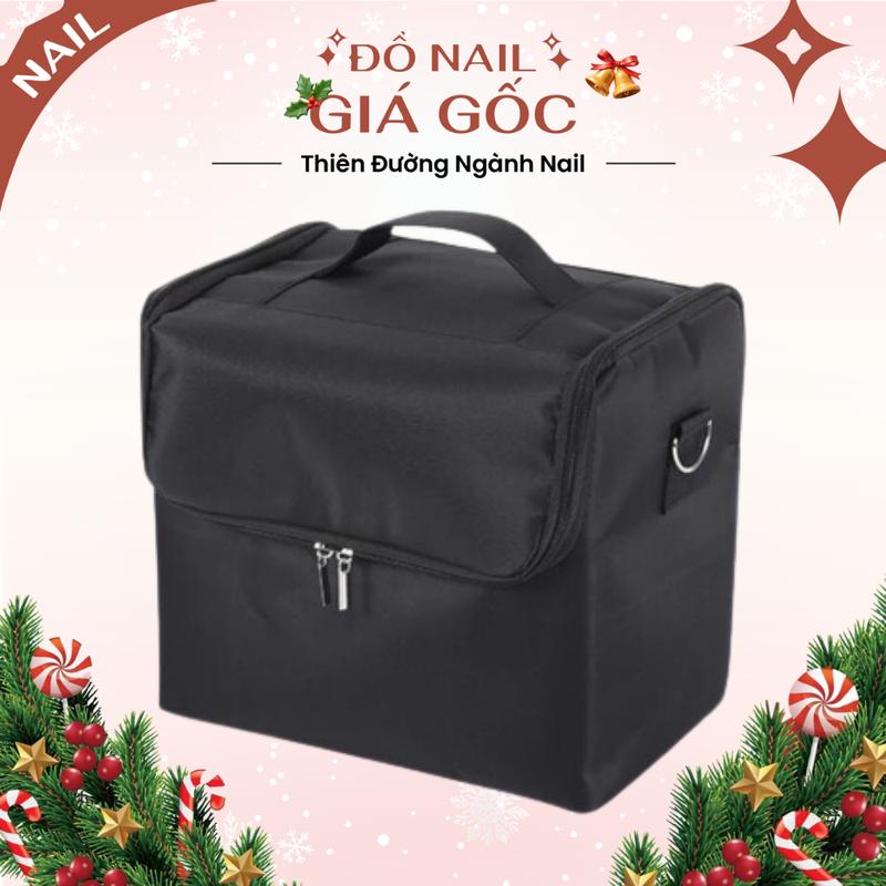  Cốp nail vải đựng dụng cụ nail  vừa máy hơ SUN5 thường  đủ size và màu đựng đồ nghề nail sơn móng 