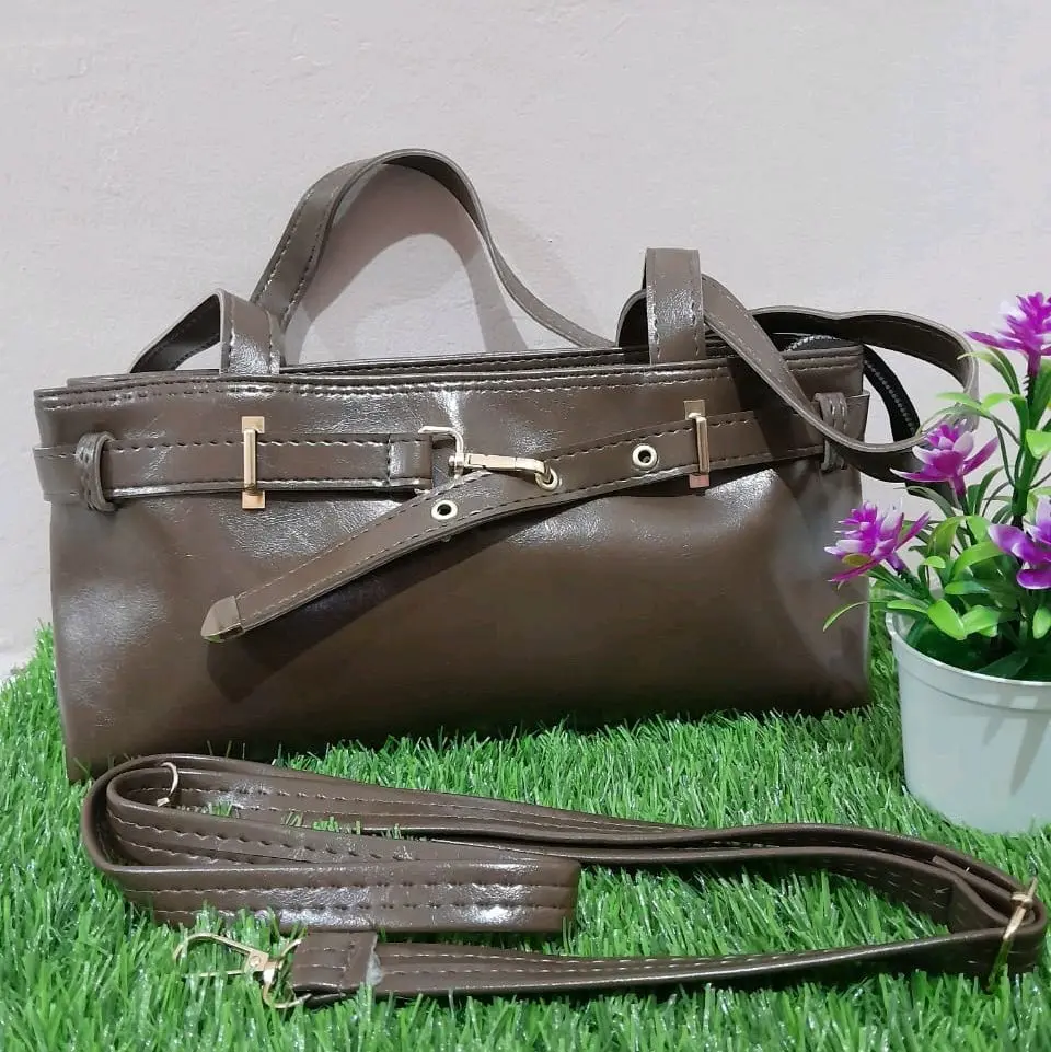 04. Tas Long Should/Selempang Glossy Coklat Tua