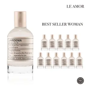 Le Amor Parfum Best Seller Wanita Eau de Parfum (EDP) - Leamor Perfume Wanita Minyak Wangi Perfume Tahan Lama 30ml 50ml 100ml Elegant