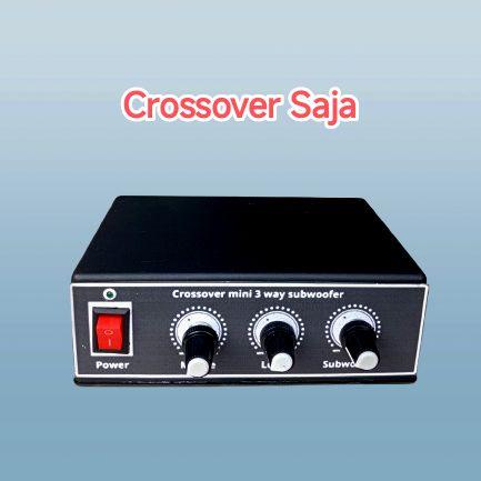 Crossover aktif 3 way, pemisah nada Sub, Low, dan Midhigh 4