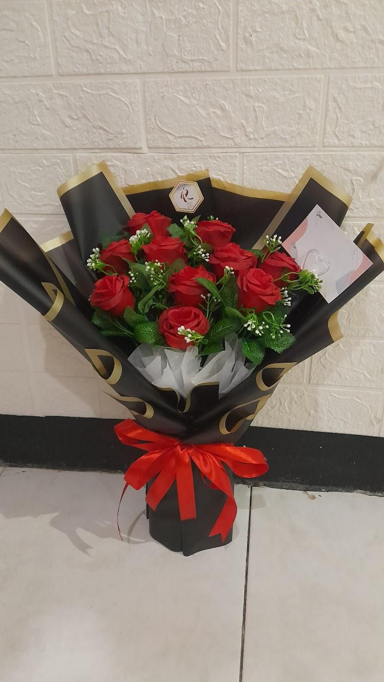 Product Introduction of Buket Bunga Mawar/Buket Wisuda/Buket Tunanagan ( 4 ) 7