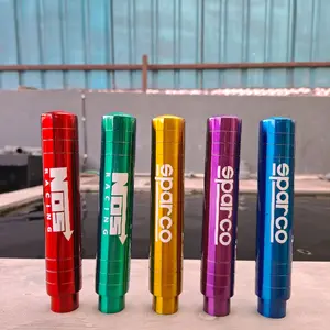 Tuas Knop Perseneling Mobil Universal Model Angka Transmisi 18cm Drat 14&17 Baut Dobel Stainless Stel Anti-Karat Harga Ekonomis Nyaman di Genggaman untuk Mobil & Motorcycle - Gear