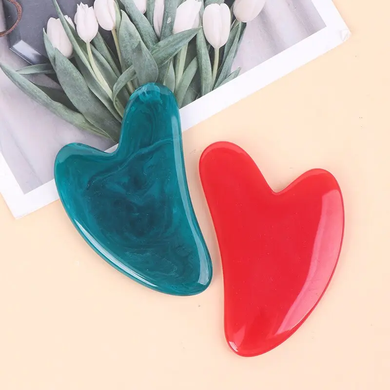Alat Pijat Tubuh dan Wajah Resin Gua Sha Massage Scraper