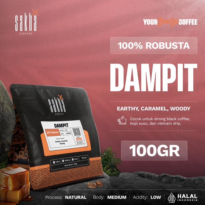 Gambar Kopi Robusta Dampit Malang Coffee Roast Beans 100 Gram Biji Bubuk - Biji Kopi dari Sakha Coffee Bali Kota Denpasar Tokopedia