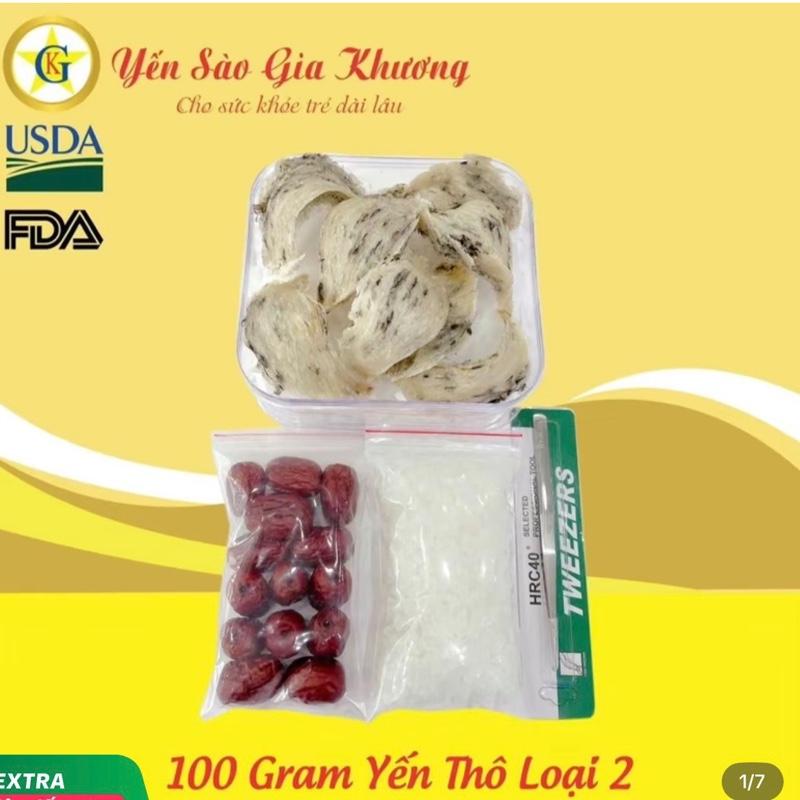 Yến Thô Loại 2 Yến Sào Gia Khương