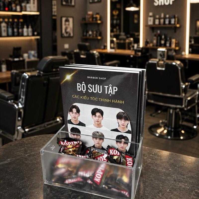 Bộ Sưu Tập Tóc Nam - Dùng Để Bàn Chờ Và Tư Vấn Cắt Tóc Đúng Ý Khách