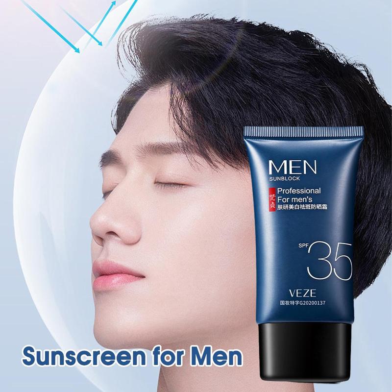 Kem chống nắng cho nam 40 g, dùng ngoài trời, dưỡng ẩm, bảo vệ lâu dài, mã G4R4