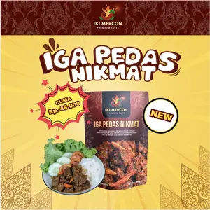 IGA PEDAS NIKMAT (Pedas Sedang) - OSENG MERCON IGA IKI MERCON - NETTO 150 GRAM