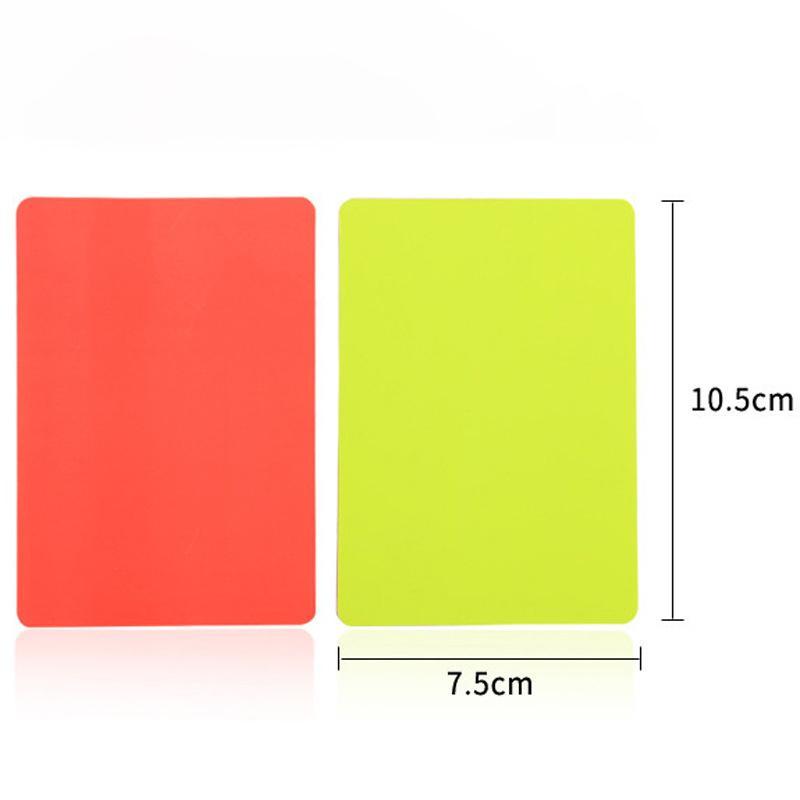Product Introduction of 2pcs Football Referee Red and Yellow Cards for Football Matches 12