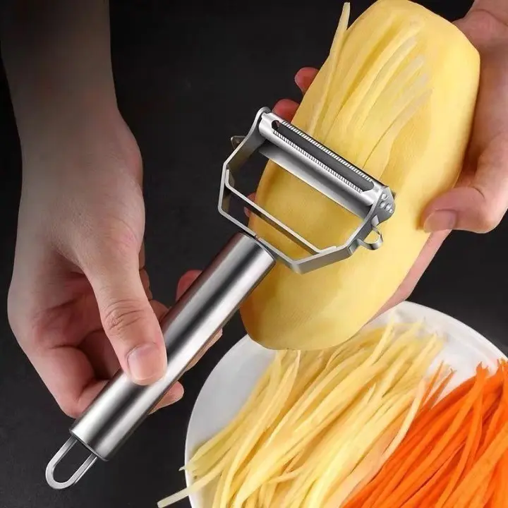 Stainless steel wire planer, kitchen melon and fruit planer, fruit peeler, household multifunctional peeler, wire planer, divine tool for peeling