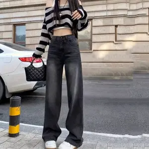 [UNISEX] COD Outfit Skena Highwaist Loose Baggy Jeans | Celana Panjang Wanita Jeans | Higwaist Kulot Jeans Baggyjeans Casual