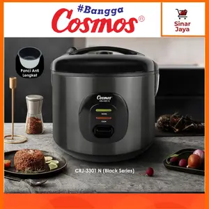 COSMOS CRJ-3301 N / NC / NB Rice Cooker / Magic Com 1.8 Liter (Anti Lengket)