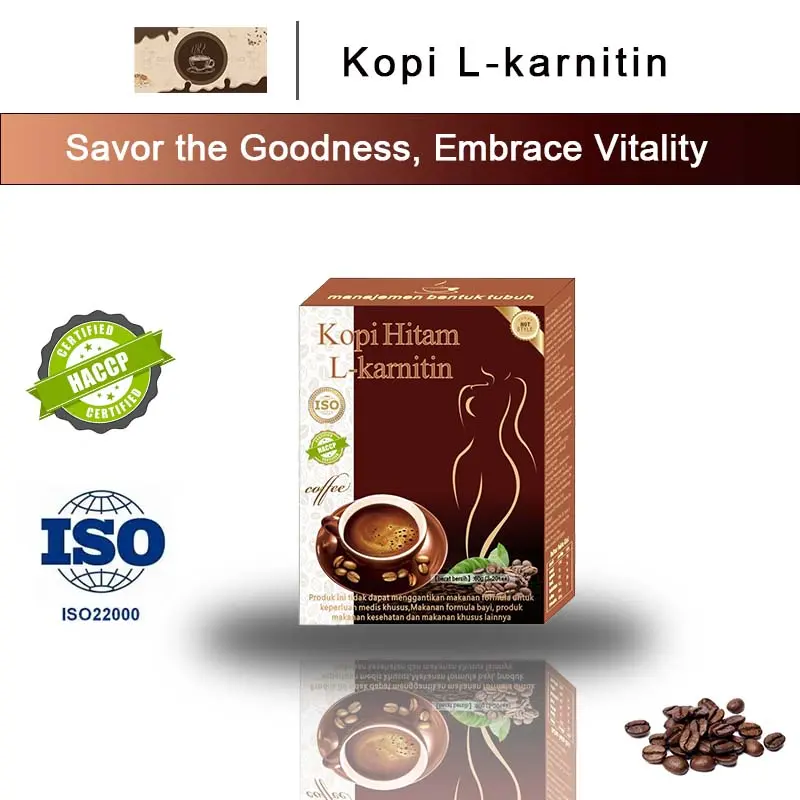 Bubuk kopi instan L-karnitin