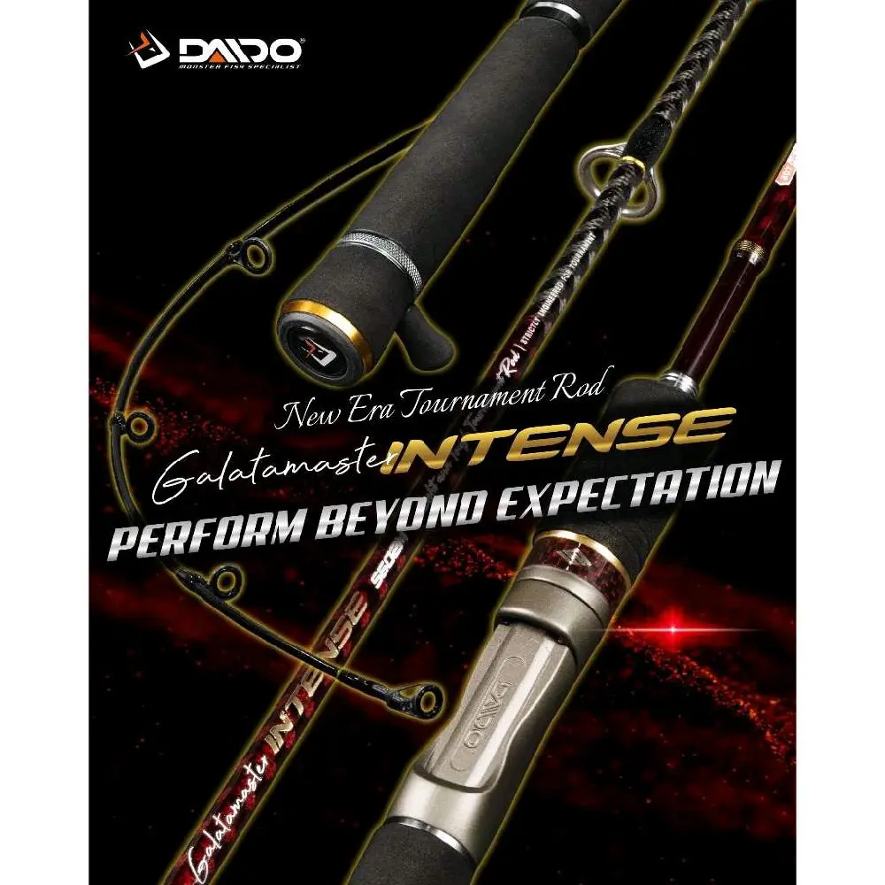 Joran Spinning Daido Galatamaster INTENSE (RHC dan RSC) 165 s/d 180cm Hollow dan Solid FUJI