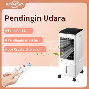 KANAZAWA Pendingin Udara 60W, Pendinginan 360° Tanpa Sudut Mati, Ayunan Angin Sudut Lebar 120°, Mode Angin Lembut Alami, Tidur Nyenyak Sepanjang Malam, Hembuskan Udara Yang Sangat Sejuk Agar Anda Tetap Sejuk Setiap Saat