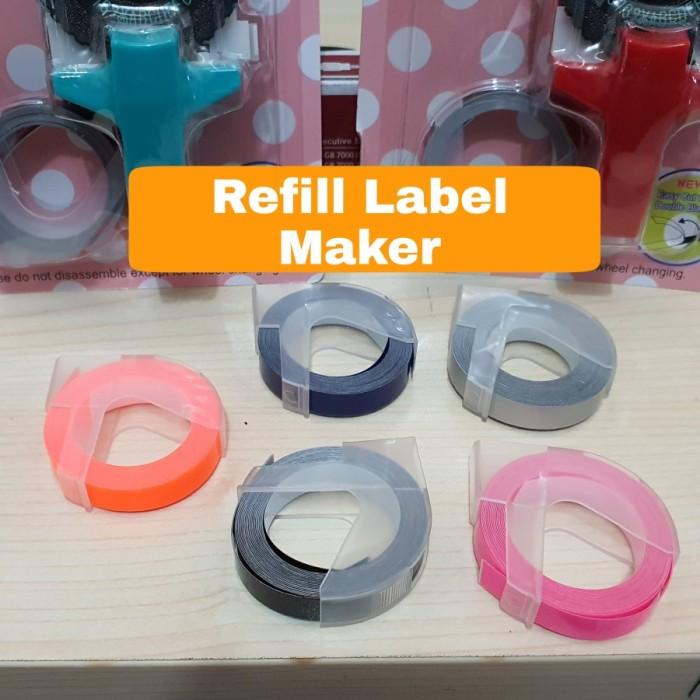 Produk ❤️‍🔥 Ht-Refill Label Maker Emboss 3D Refill Stiker Label Diy 0