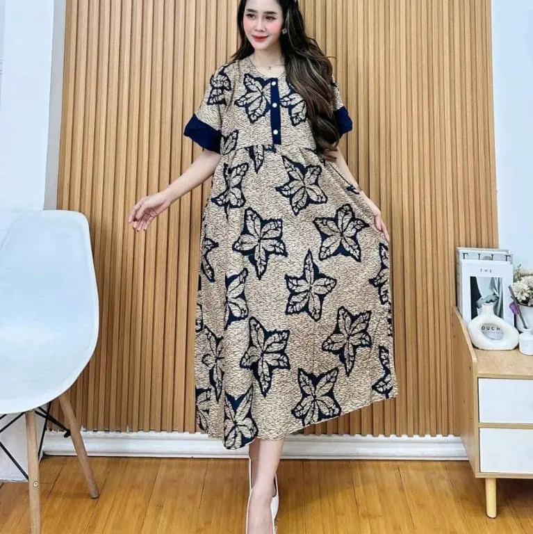daster bintang Rayon Motif Dewasa