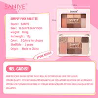 Gambar SANIYE LIVE [BELI 4 DAPAT 7] Eyeshadow Palette Concealer Primer Blush On Cream E225+R3092+R1072+R1299 - E225#1+R3092, R1072#1, R1299#6 dari Saniye Beauty Store Kota Tangerang 4 Tokopedia