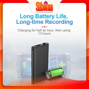 Perekam Suara Mini Audio Portabel Voice Recorder Noise Reduction 8GB