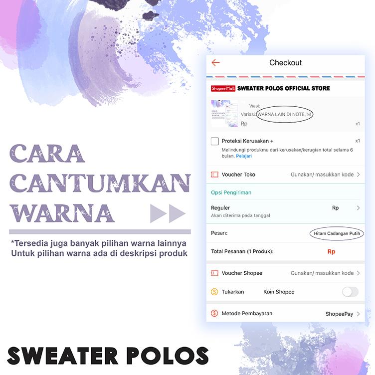SWEATER POLOS Hoodie Jumper THINGS WILL WEIRD ( Sablon Depan Belakang ) Size M-XXL ( Pria & Wanita ) 8