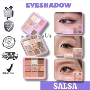 SALSA GALAXY EYESHADOW – PALETTE EYESHADOW | MAKE UP Up DOUYIN KOREA | MAKEUP |  PERONA MATA | PEWARNA MATA | HIGH PIGMENTED
