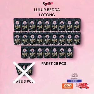 PAKET 25 PCS | Bedda Lotong Lulur Hitam Perawatan Organik Tubuh  Memutihkan Mencerahkan Mengencangkan Kulit