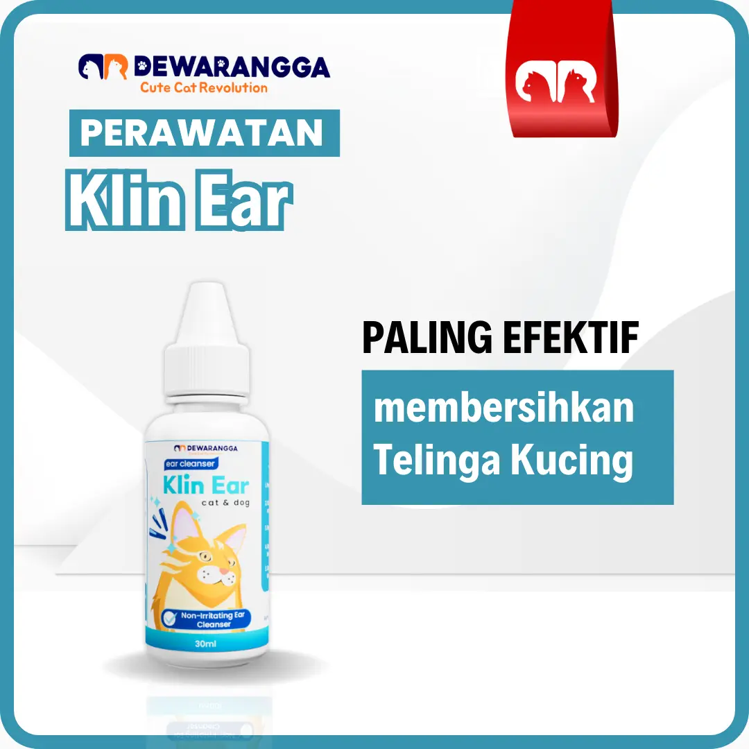 Pembersih Telinga Kucing & Anjing Klin Ear - Cairan Pembersih Kuping untuk Kucing dan Anjing