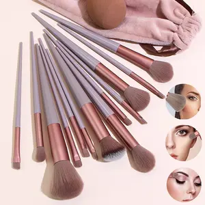 Brush Makeup 13PCS Kuas Set Make up Brush Kecantikan Set Bulu Lembut Blush Model Portabel 0122 Blender