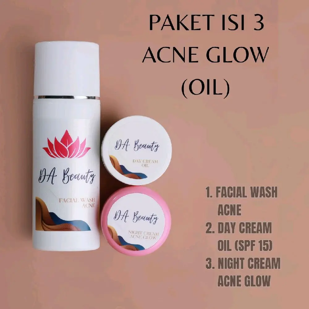 PAKET ACNE GLOW (DAY CREAM OIL) ISI 3