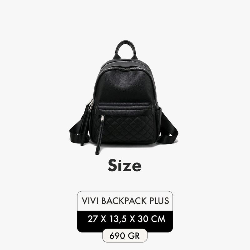 JimsHoney Tas Ransel Sekolah Kerja Kulit Wanita VIVI BACKPACK PLUS 7
