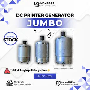 Dinamo DC Motor Printer 12V-48V Jumbo Serbaguna untuk DIY generator dan Project Mainan