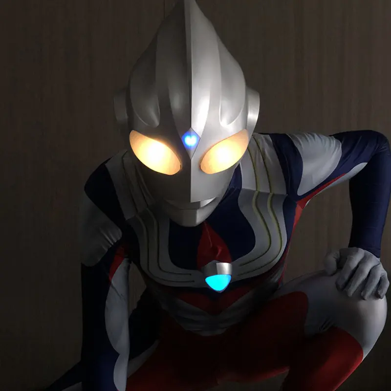Ultraman Tiga Chest Light Timer / Color Timer Dengan Suara dan Lampu 7