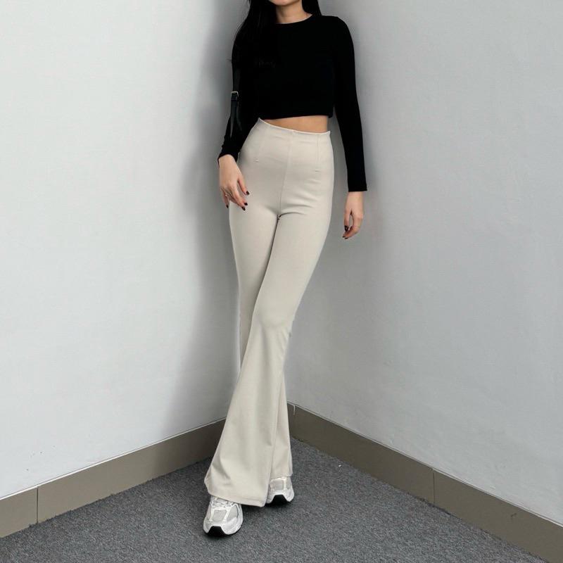 Ilaya Flare Pants Highwaist - Kulot Cutbray - Celana Cutbray Korea Formal 2