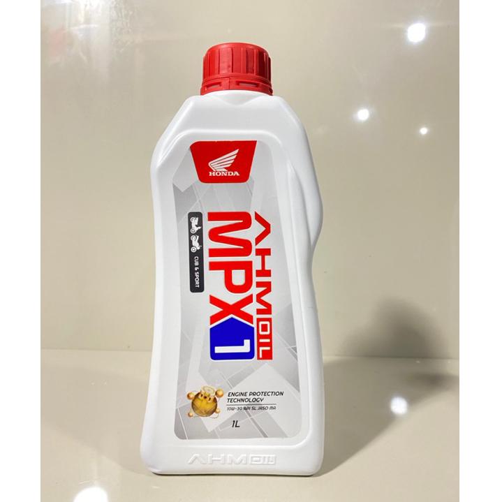 OLI MPX1 1 LITER AHM OIL 10W-30 API SL JASO MA AHM OIL MPX 11L 10W-30 API SL JASO MA 0