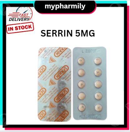 Secrin Tablet Serrin 5mg tablet 10's Ubat Bengkak Gusi / Surut Bengkak / Sakit Gigi ...