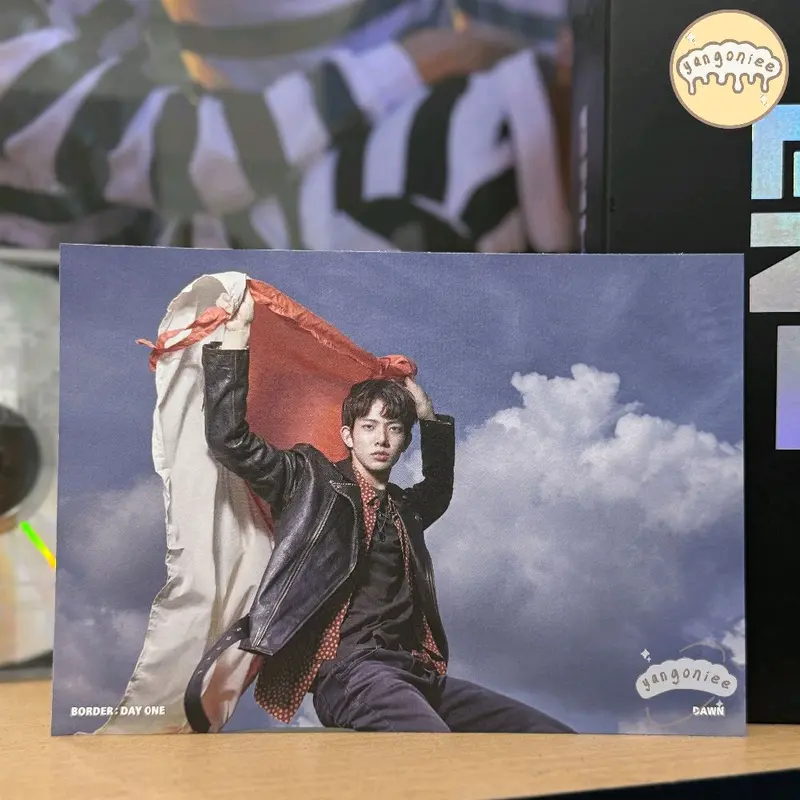 official enhypen postcard border day one dawn ver heeseung jay jake sunghoon sunoo ni-ki 1