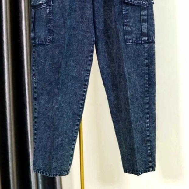 CELANA BAGGY JEANS CARGO MODEL TERBARU KEKINIAN SIZE STANDAR DAN JUMBO 6