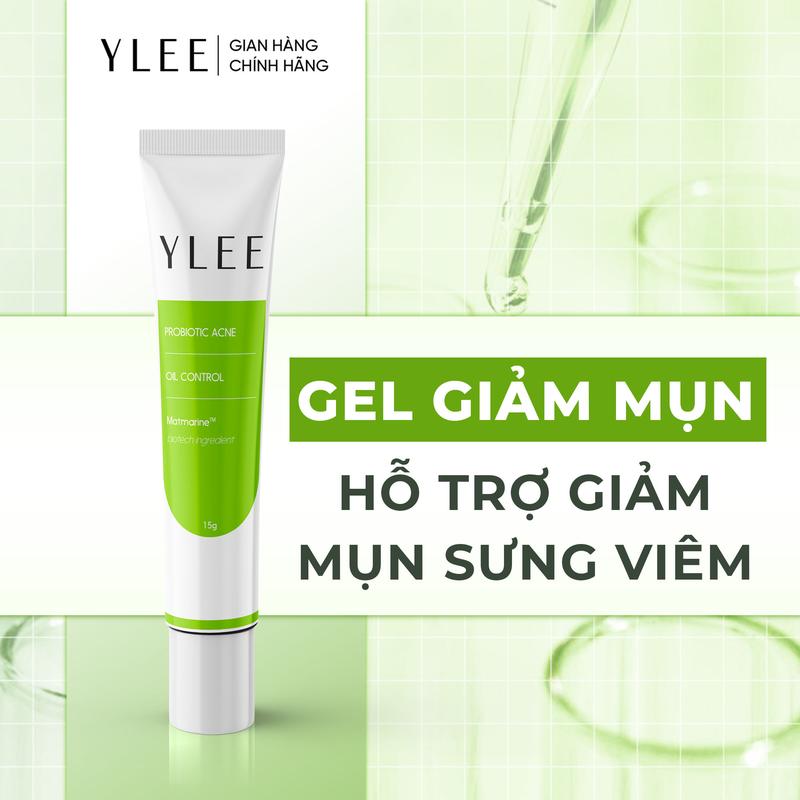 Gel Bôi Mụn YLEE Hỗ Trợ Giảm Mụn Sưng Viêm, Mụn Bọc, Mụn Trứng Cá - Giúp Giảm Thâm, Mờ Sẹo, Dưỡng Trắng Da