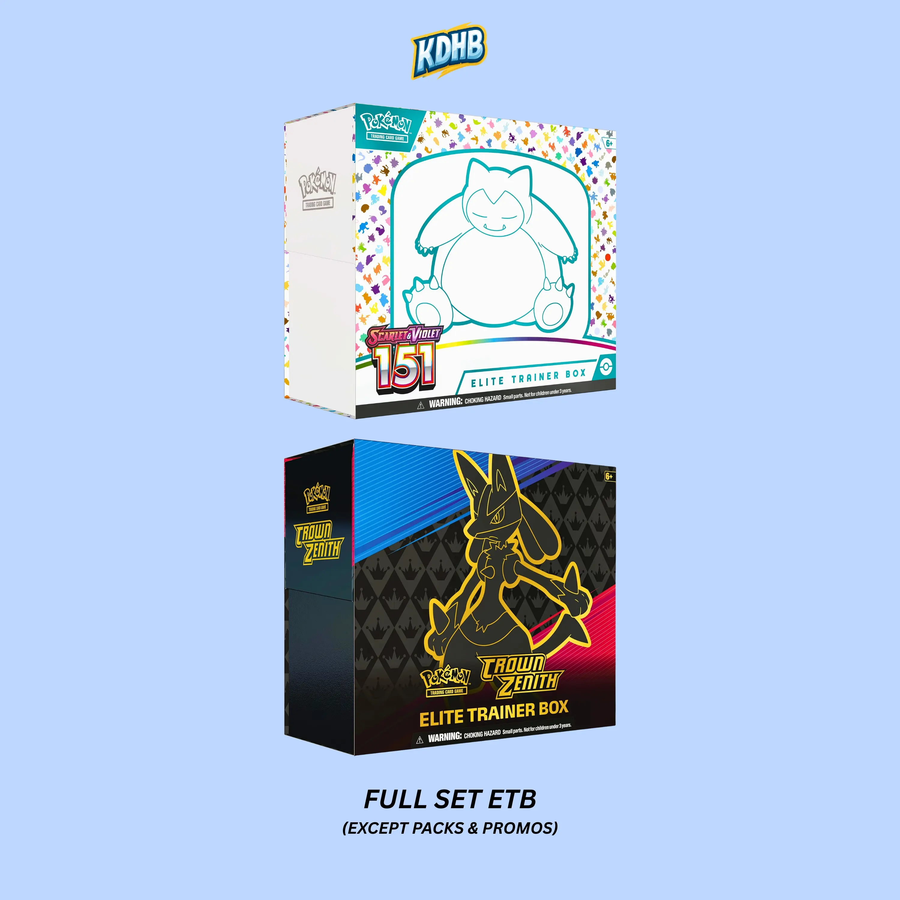 ETB 151 / Crown Zenith [No Packs & Promo Card] Pokmon TCG - TikTok Shop  Malaysia